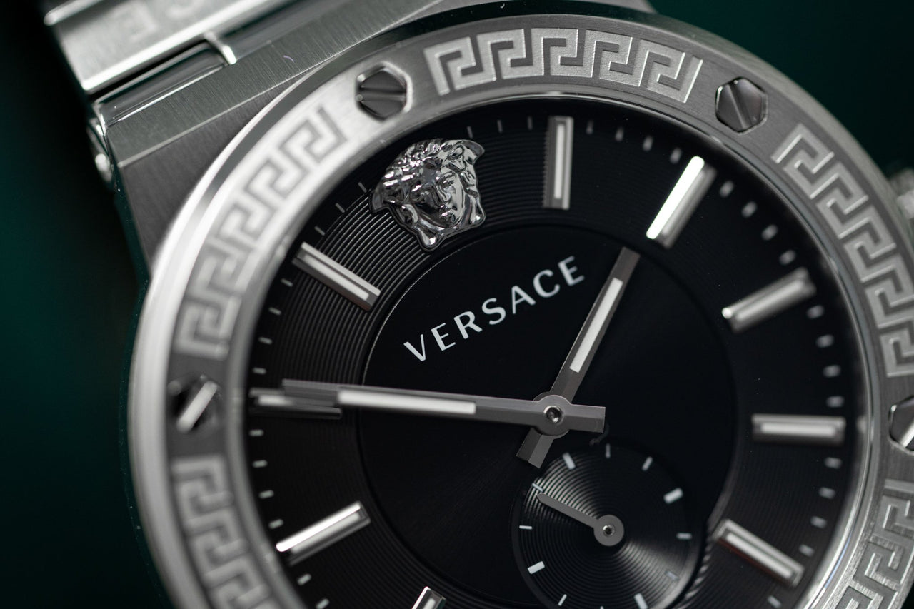 Versace Greca Logo Small Seconds - Watches & Crystals
