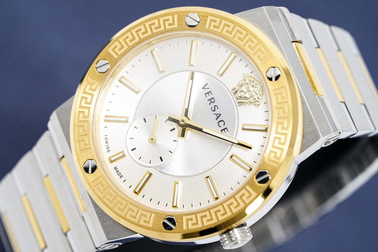Versace Greca Logo Small Seconds Two-Tone VEVI00320 - Watches & Crystals