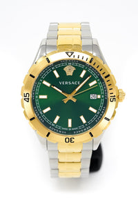 Thumbnail for Versace Hellenyium 42mm Two Tone Green VE3A00720 - Watches & Crystals
