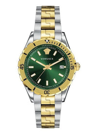 Thumbnail for Versace Hellenyium 42mm Two Tone Green VE3A00720 - Watches & Crystals