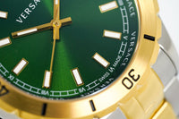 Thumbnail for Versace Hellenyium 42mm Two Tone Green VE3A00720 - Watches & Crystals
