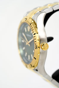Thumbnail for Versace Hellenyium 42mm Two Tone Green VE3A00720 - Watches & Crystals