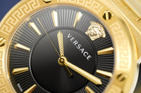 Thumbnail for Versace Ladies Watch Greca Logo Gold Black VEVH00820 - Watches & Crystals