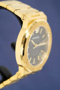 Thumbnail for Versace Ladies Watch Greca Logo Gold Black VEVH00820 - Watches & Crystals