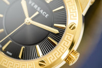 Thumbnail for Versace Ladies Watch Greca Logo Gold Black VEVH00820 - Watches & Crystals