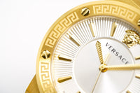 Thumbnail for Versace Ladies Watch Greca Logo Gold Red Leather VEVH00420 - Watches & Crystals