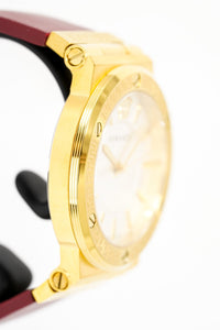 Thumbnail for Versace Ladies Watch Greca Logo Gold Red Leather VEVH00420 - Watches & Crystals