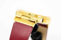 Thumbnail for Versace Ladies Watch Greca Logo Gold Red Leather VEVH00420 - Watches & Crystals