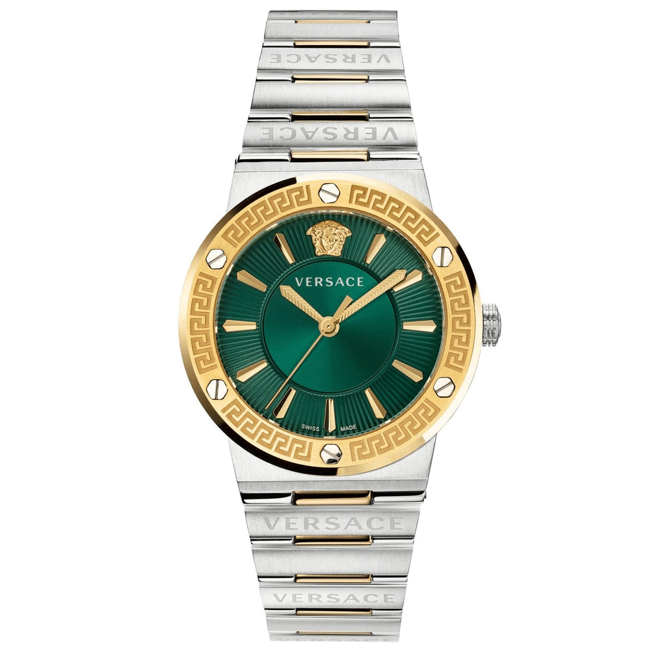 Versace green dial watch Clearance