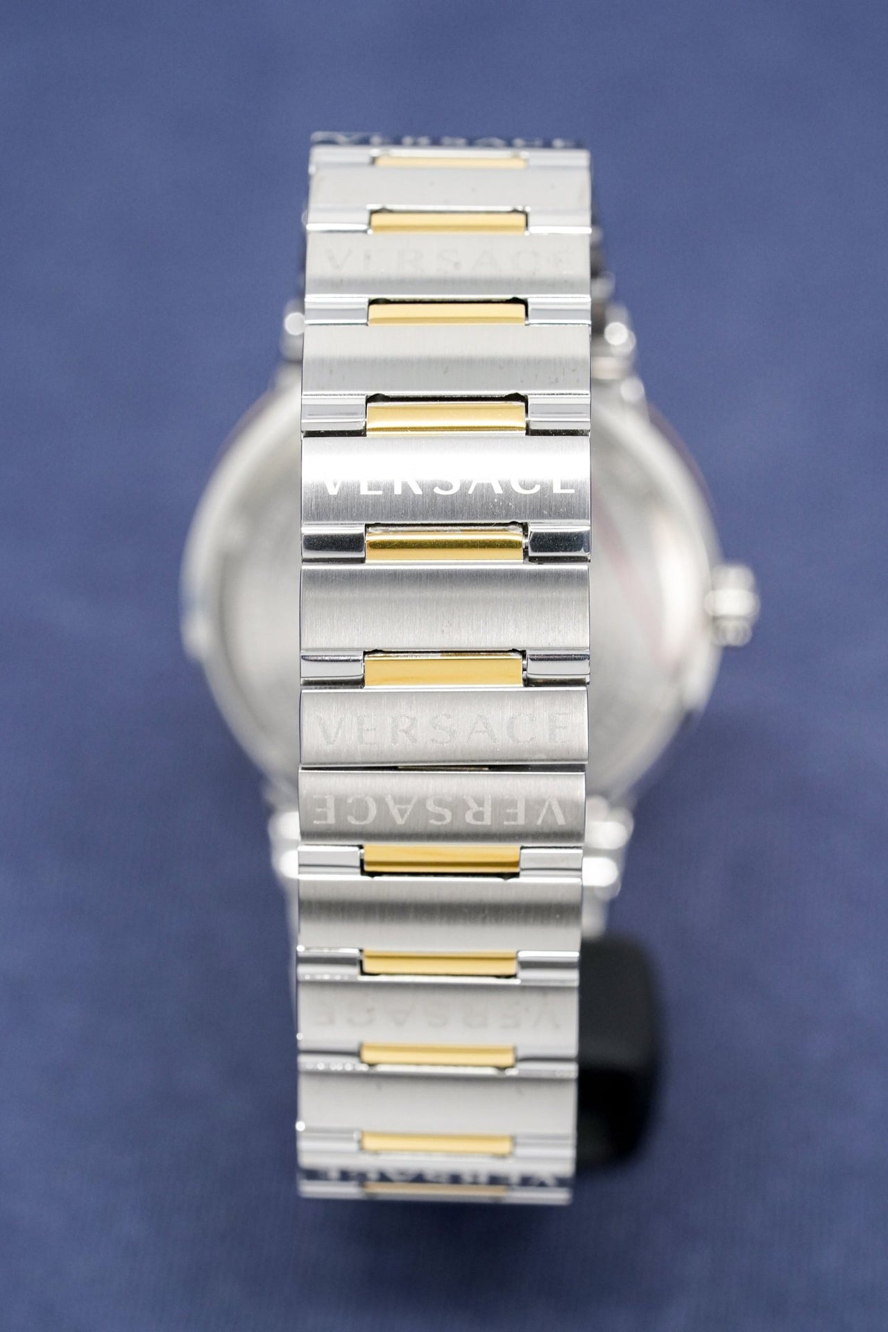 Versace Ladies Watch Greca Logo Two-Tone Silver VEVH00620 - Watches & Crystals