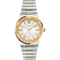 Thumbnail for Versace Ladies Watch Greca Logo Two-Tone Silver VEVH00620 - Watches & Crystals