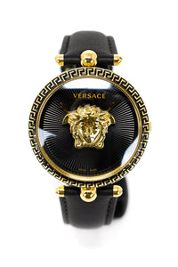 Thumbnail for Versace Ladies Watch Palazzo Empire Black Gold VECO01922 - Watches & Crystals