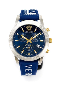 Thumbnail for Versace Ladies Watch Sport Tech Chronograph Blue VEKB00222 - Watches & Crystals