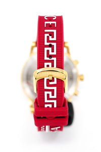 Thumbnail for Versace Ladies Watch Sport Tech Chronograph Red Gold VEKB00322 - Watches & Crystals