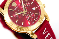 Thumbnail for Versace Ladies Watch Sport Tech Chronograph Red Gold VEKB00322 - Watches & Crystals