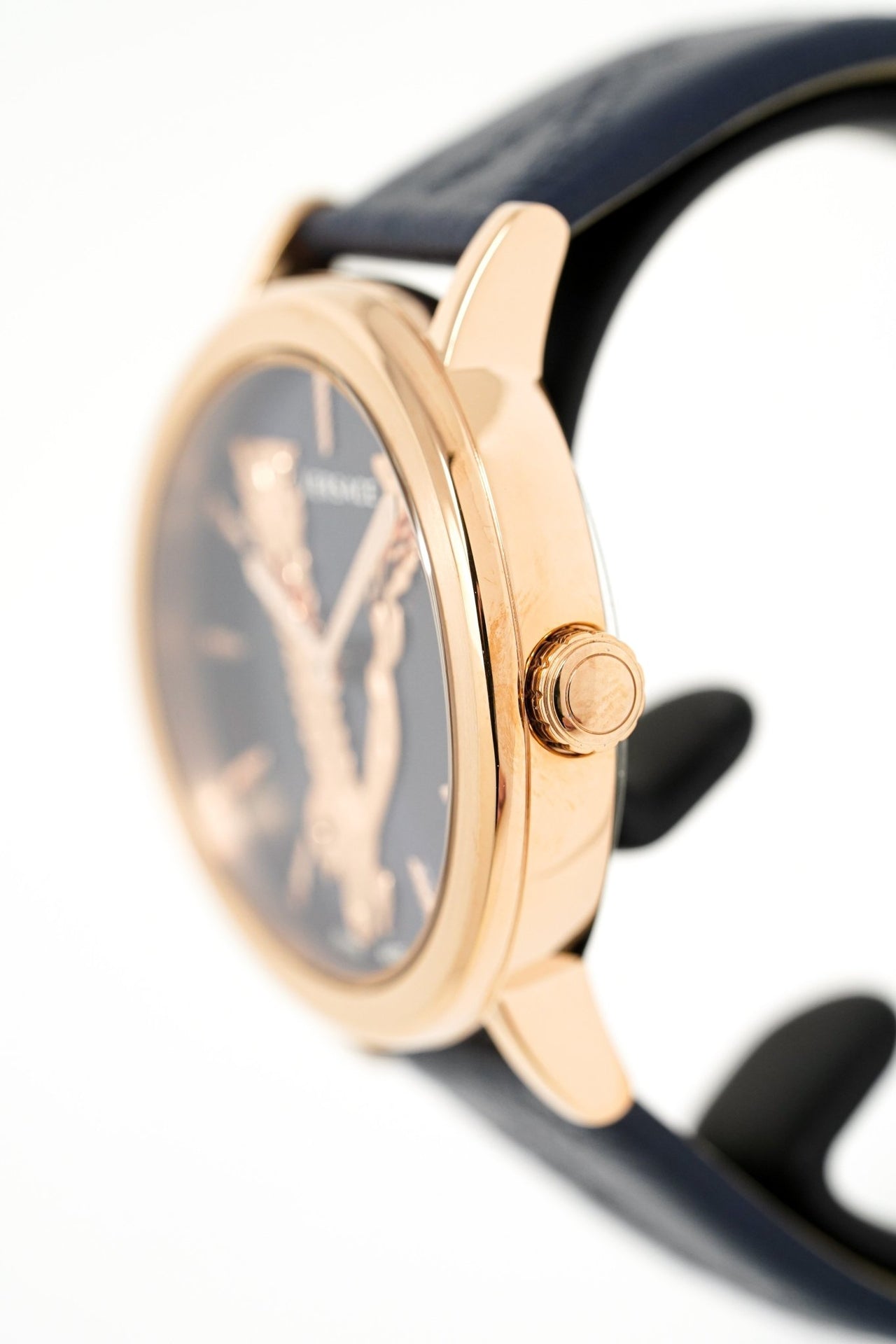 Versace Ladies Watch Virtus Blue IP Gold VERI00420 - Watches & Crystals