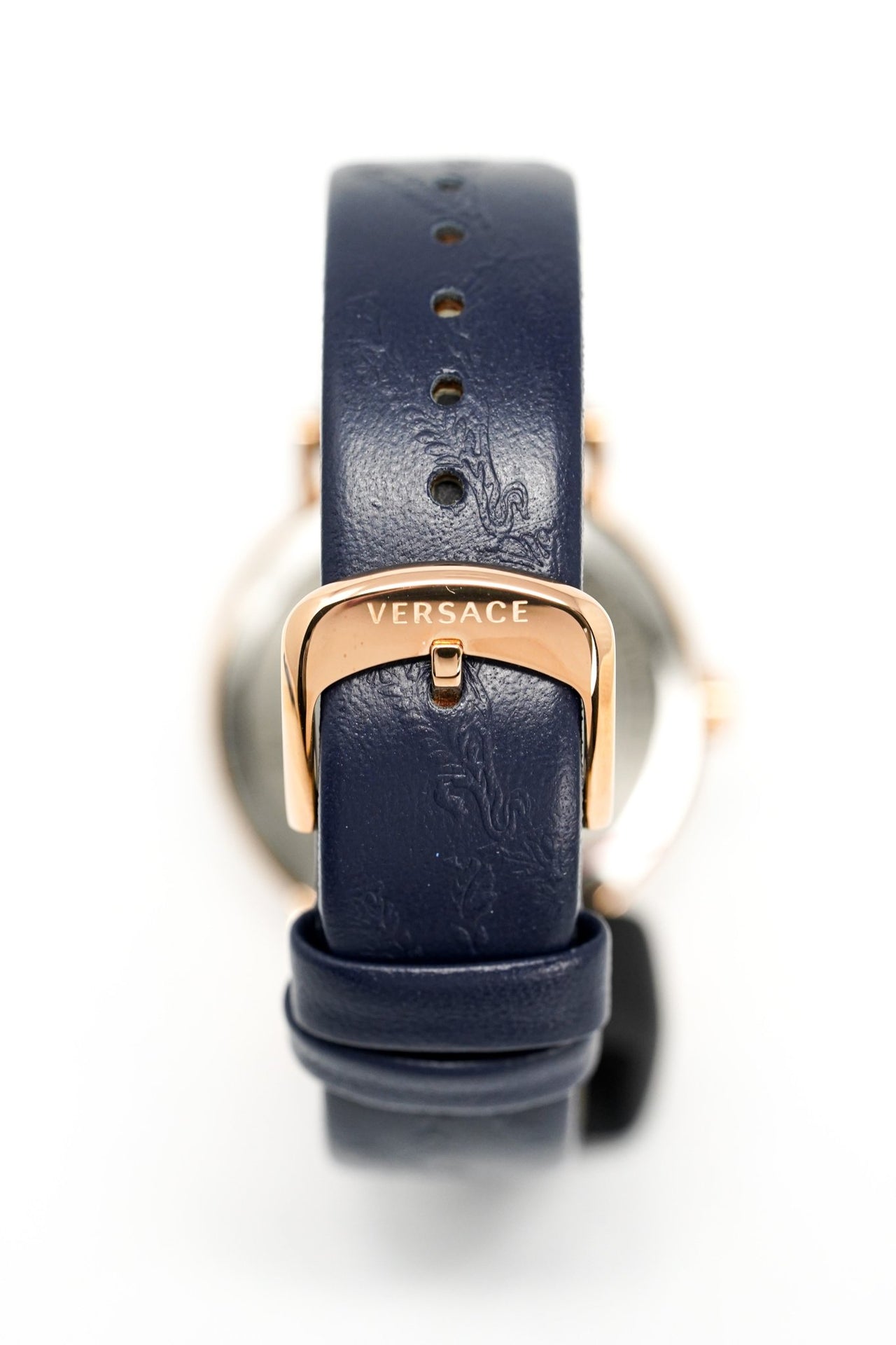 Versace Ladies Watch Virtus Blue IP Gold VERI00420 - Watches & Crystals