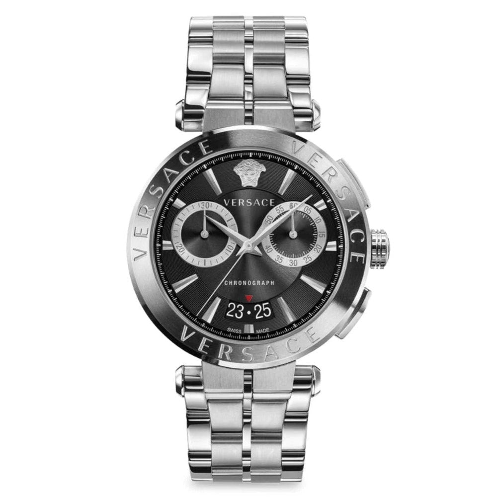 Versace Men's Chronograph Watch Aion Black VBR080017 - Watches & Crystals