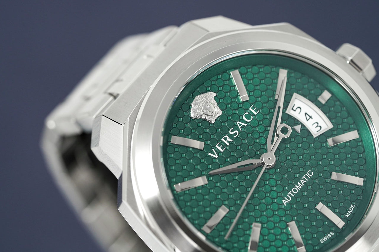 Versace Men's Watch Dylos Automatic Green Bracelet VEAG00122