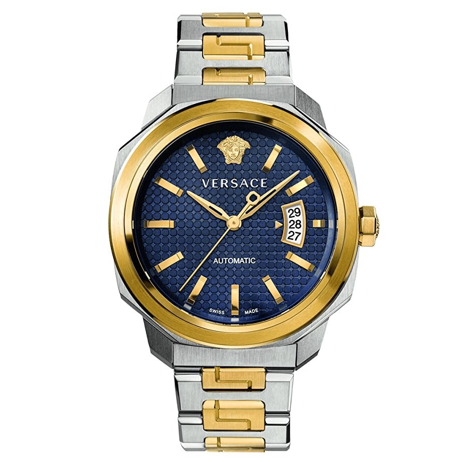 Versace Men's Watch Dylos Two Tone Blue VEAG00222 - Watches & Crystals