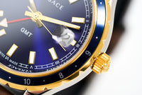 Thumbnail for Versace Men's Watch Hellenyium GMT Blue Leather V11080017 - Watches & Crystals