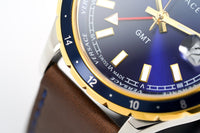 Thumbnail for Versace Men's Watch Hellenyium GMT Blue Leather V11080017 - Watches & Crystals