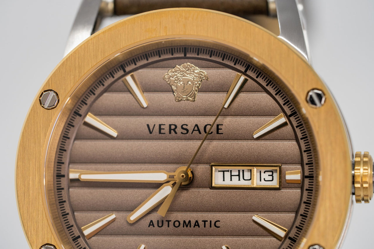 Versace Theros Day Date Brown - Watches & Crystals