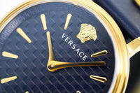 Thumbnail for Versace V-Circle 38mm Blue Gold VE8104522 - Watches & Crystals