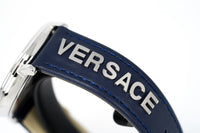 Thumbnail for Versace V-Circle 38mm Blue Silver VE8104222 - Watches & Crystals
