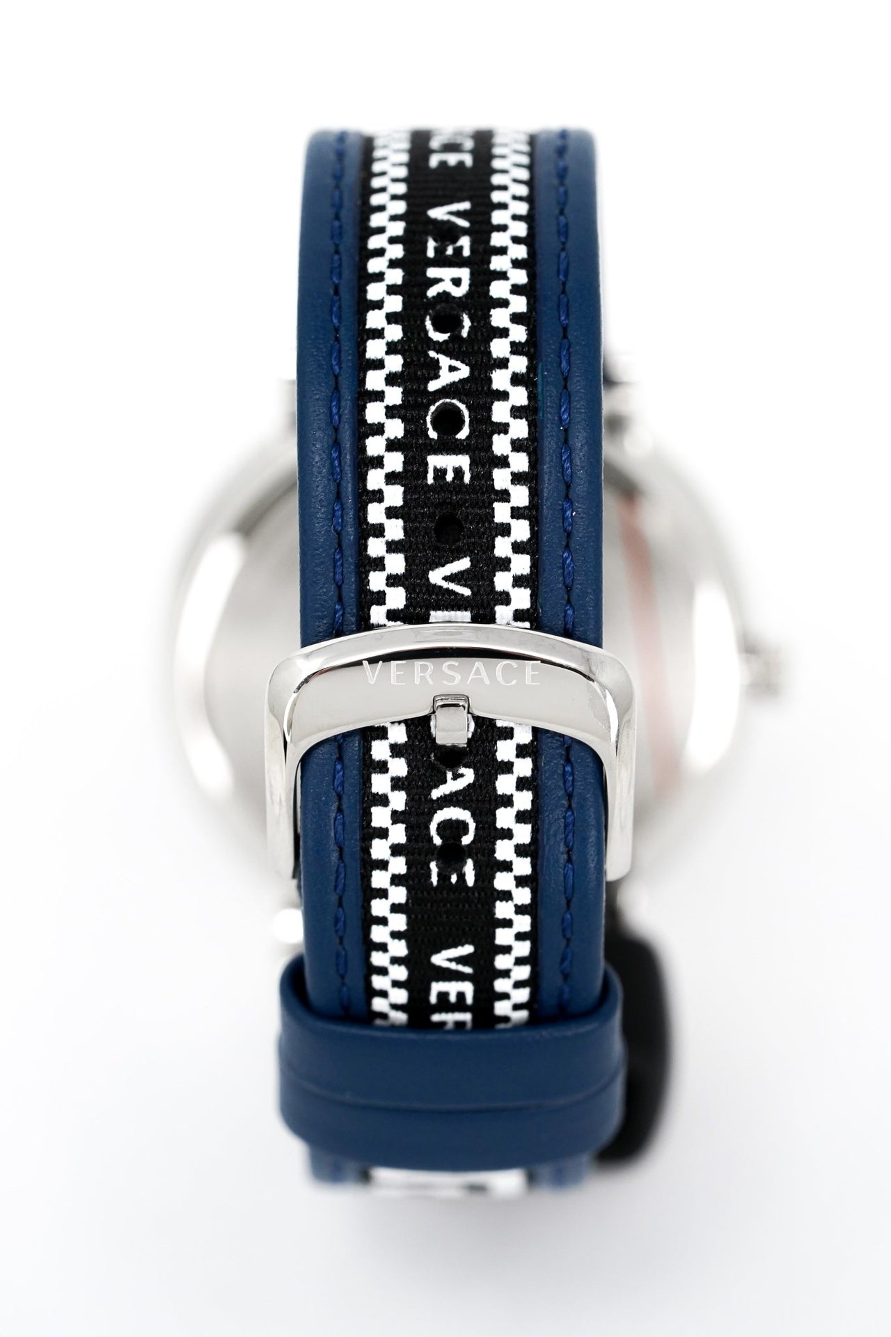 Versace V-Circle 42mm Blue Silver VE5A01121 - Watches & Crystals