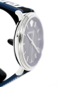 Thumbnail for Versace V-Circle 42mm Blue Silver VE5A01121 - Watches & Crystals