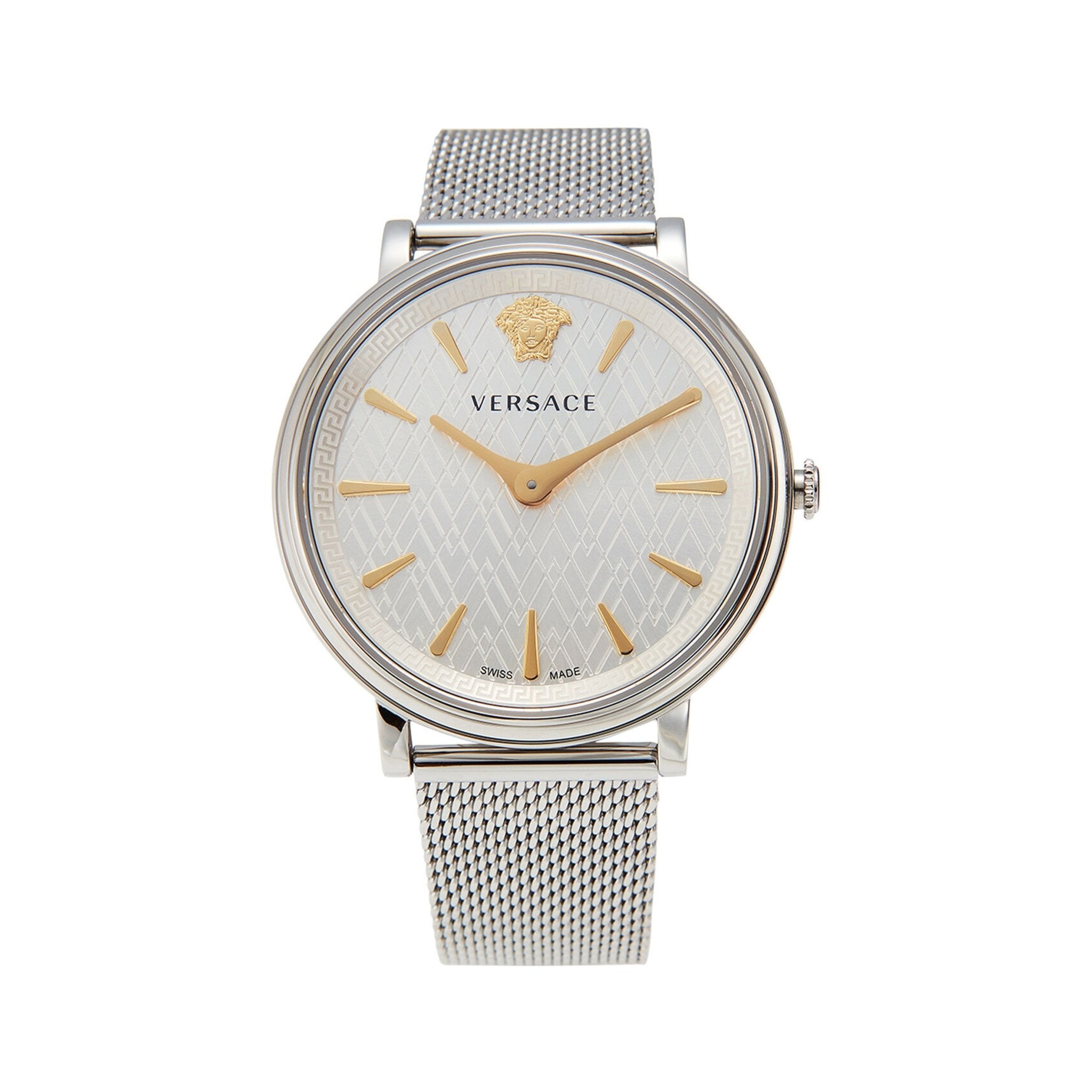 Versace V-Circle Manifesto Silver - Watches & Crystals