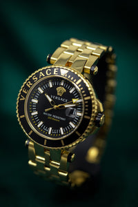 Thumbnail for Versace V-Race Diver Gold Plated - Watches & Crystals