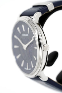 Thumbnail for Versace Watch V-Circle 38mm Blue VE8101619 - Watches & Crystals