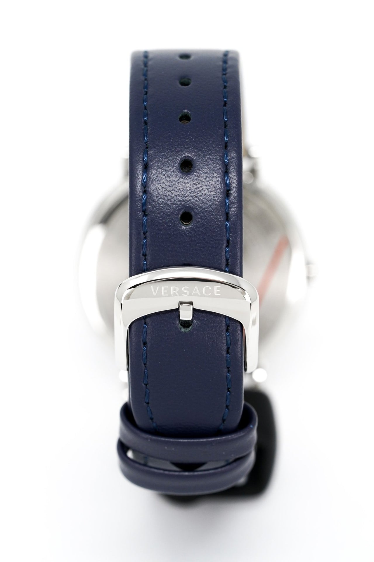 Versace Watch V-Circle 38mm Blue VE8101619 - Watches & Crystals