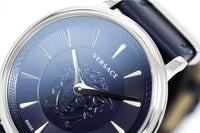 Thumbnail for Versace Watch V-Circle 38mm Blue VE8101619 - Watches & Crystals
