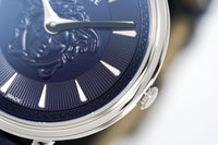 Thumbnail for Versace Watch V-Circle 38mm Blue VE8101619 - Watches & Crystals