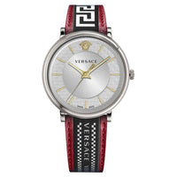 Thumbnail for Versace Watch V-Circle 42mm Red VE5A01421 - Watches & Crystals