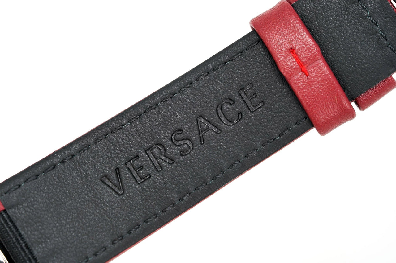 Versace Watch V-Circle 42mm Red VE5A01421 - Watches & Crystals