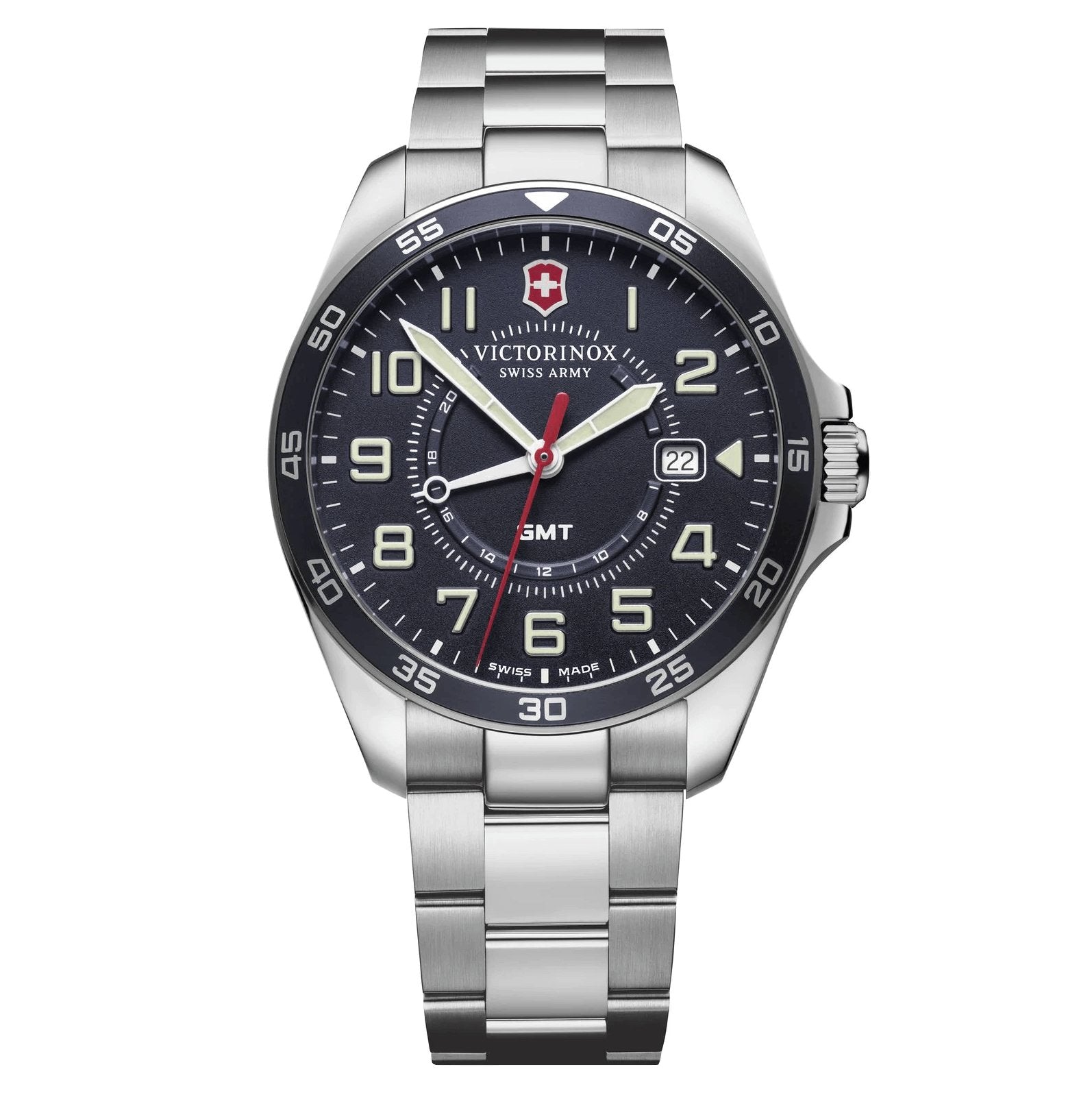 Victorinox Men's Watch Fieldforce GMT Blue 241896 - Watches & Crystals