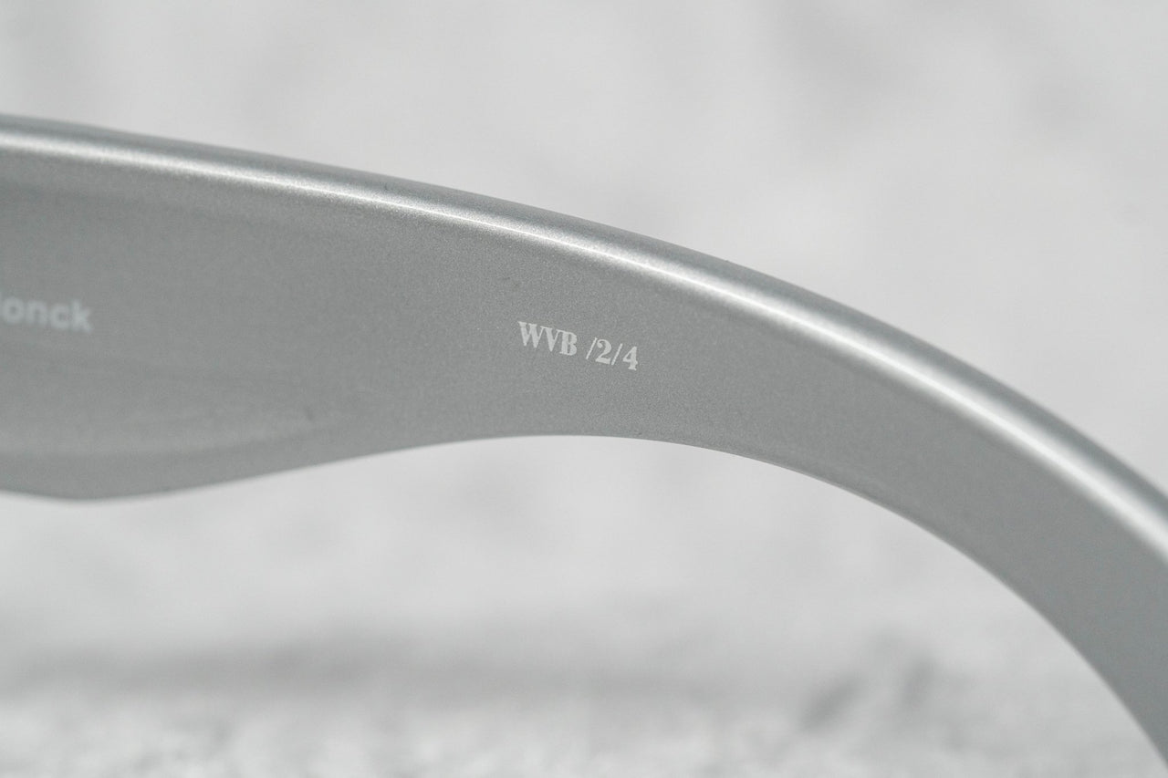 Walter Van Beirendonck Sunglasses Special Frame Shiny Silver and Clear Lenses - WVB2C4SUN - Watches & Crystals