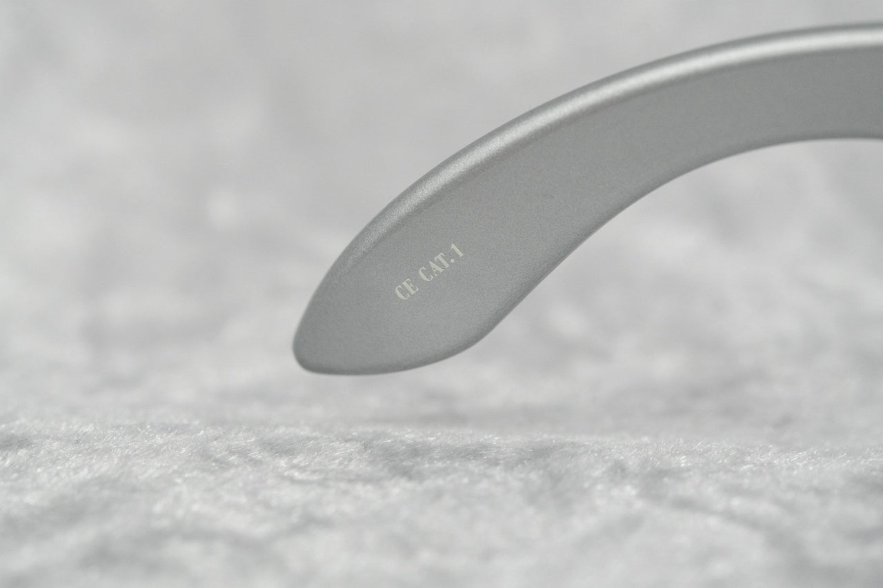 Walter Van Beirendonck Sunglasses Special Frame Shiny Silver and Clear Lenses - WVB2C4SUN - Watches & Crystals