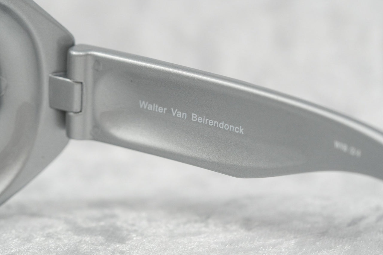 Walter Van Beirendonck Sunglasses Special Frame Shiny Silver and Clear Lenses - WVB2C4SUN - Watches & Crystals