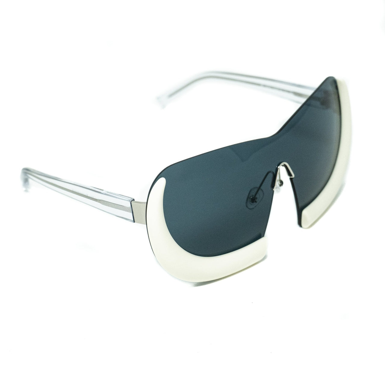 Prada White Oversized Sunglasses