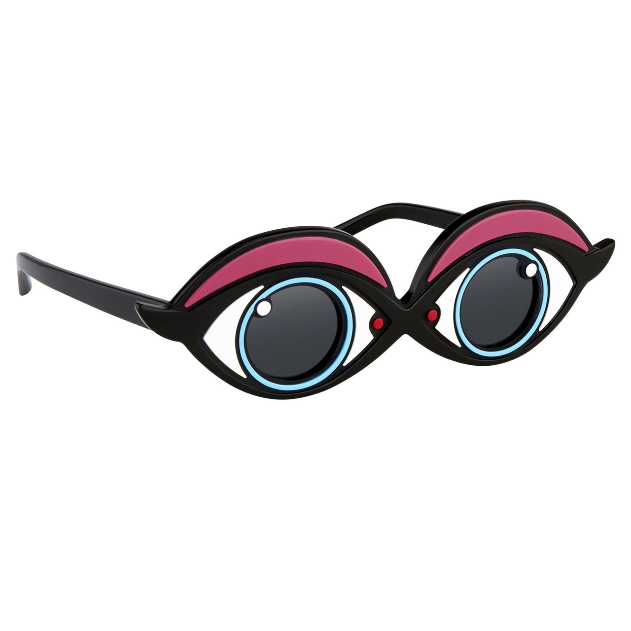 Yaz Bukey Women Sunglasses Blue Eyes Purple Eyeliner Yazette With Grey Lenses Category 3 YAZ5C1SUN - Watches & Crystals