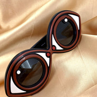 Thumbnail for Yaz Bukey Women Sunglasses Eye Spy Brown Eyes Special Edition YAZ2C3SUN - Watches & Crystals