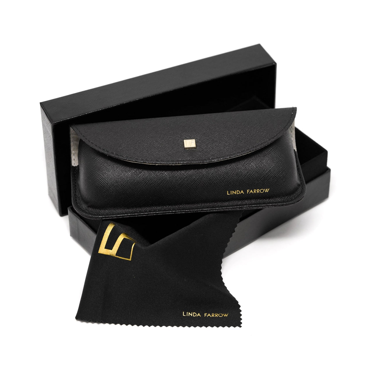 Yohji Yamamoto Sunglasses Rectangular Gold and Brown - Watches & Crystals