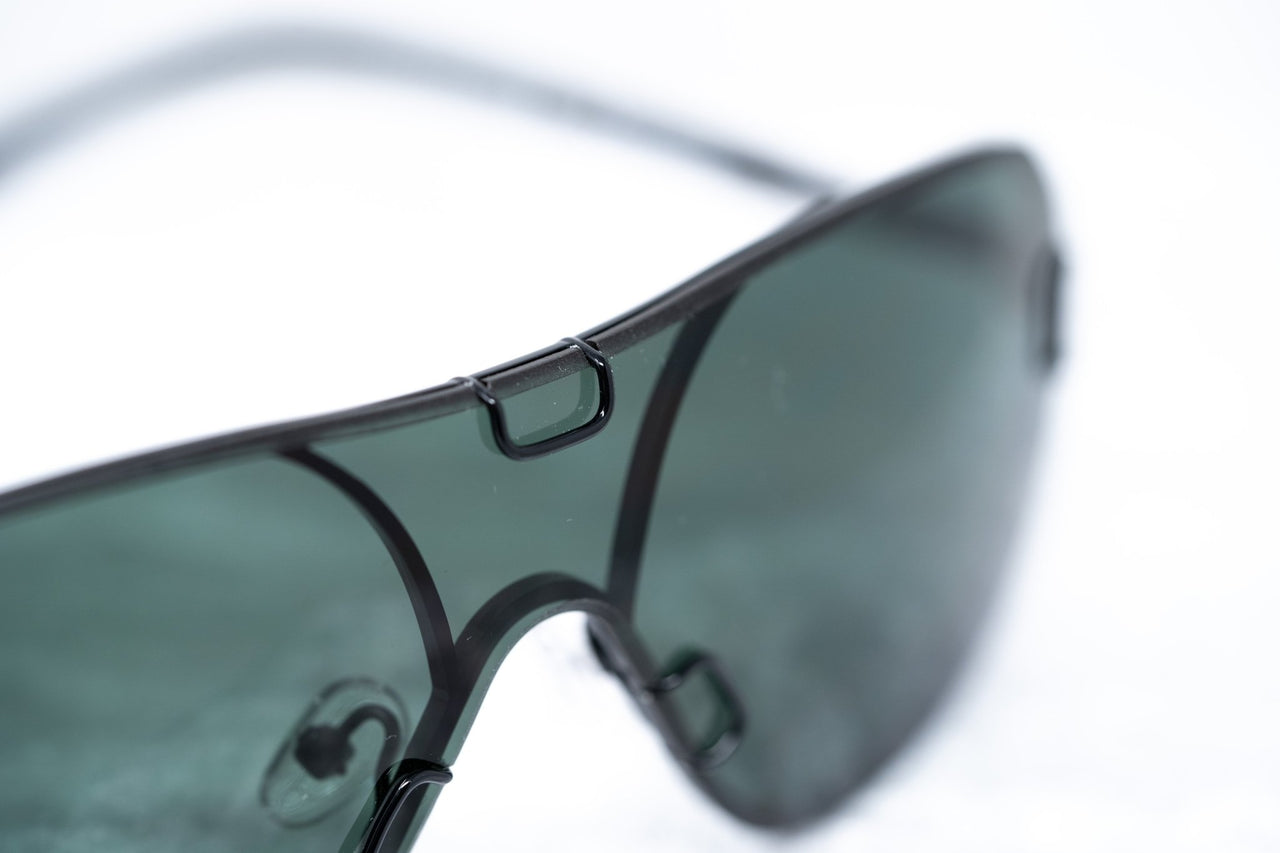 Yohji Yamamoto Unisex Sunglasses Black and Grey Lenses Category 3 - YY10ROCKERC3SUN - Watches & Crystals