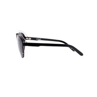 Thumbnail for Yohji Yamamoto Unisex Sunglasses Black/Silver and Dark Purple Lenses Category 4 - YY11ASTRONAUTC2SUN - Watches & Crystals