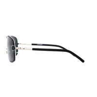 Thumbnail for Yohji Yamamoto Unisex Sunglasses Brushed Silver and Grey Lenses Category 4 - YY10ROCKERC1SUN - Watches & Crystals
